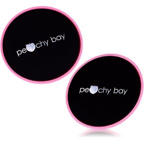 2Pcs Core Sliders for Carpet & Hardwood Floor | Sliding Gliding Disc Workout Equipment for Home & Gym Workouts to Strengthen Abdomen, Core & Glutes | Lightweight, Use on All Floor Surfaces.