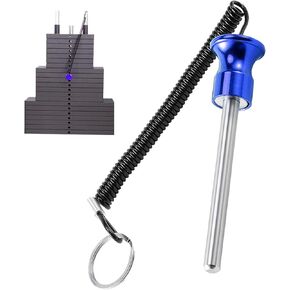Weight Stack Pin,Universal Magnetic Weight Pin with Pull Rope Strength Training Equipment for Commercial Gym or Home Gym | Pin Insert | Heavy Duty | Health Club Grade Steel Gym Accessories