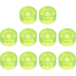 MECCANIXITY 10 Pcs Footswitch Toppers Guitar Pedal Button Caps Plastic Footswitch Top Cover 3/8" for Guitar Effects Pedal Buttons, Blue