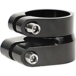 Double Layer Bike Seat Post Clamp 31.8mm/34.9mm Quick Release Seatpost Collar Cycling Accessory Easy to Use