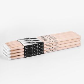 7A Drumsticks, Nylon Tip Drum Sticks Set for Acoustic Drums or Electronic Drums, Oval Nylon Tip Maple Drumsticks for Drummers and beginners (12 Pair)