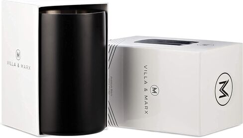 Villa & Marx Wine Chiller - Elegant Champagne Bucket with Premium Box - Insulated Wine Bottle Cooler Without Ice - Double Walled Wine Chiller Bucket, Fits And Cools All Bottles (Black) in Saudi Arabia