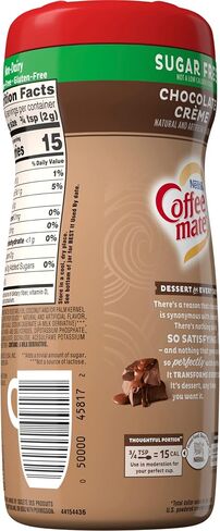 Coffee-mate Sugar Free Creamy Chocolate Powdered Coffee Creamer, 10.2 Ounce in Saudi Arabia