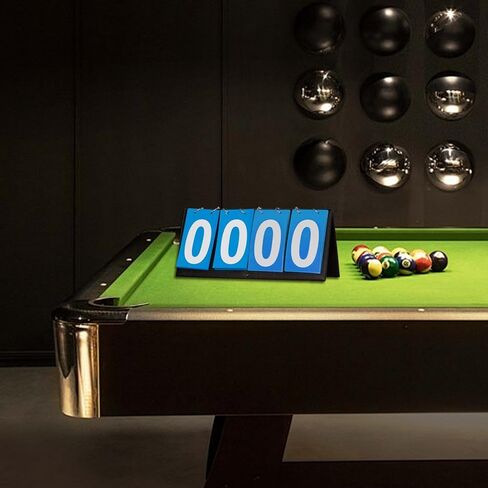 Tabletop Scoreboard Large Numbers 4 Digit Score Flipper Sports Scoreboard Score Keeper for Badminton Sports Competition in Kuwait