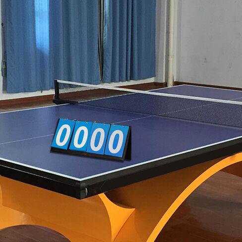 Tabletop Scoreboard Large Numbers 4 Digit Score Flipper Sports Scoreboard Score Keeper for Badminton Sports Competition in Kuwait