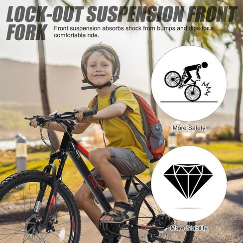 20/24 Inch Mountain Bike, Women & Men Mountain Bicycles with Professional 7 or 21 Speed Shifting, Double Shock Effect, Comfort Saddle and Pretty Look in Saudi Arabia