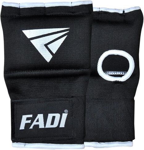 Quick Hand Wraps - Padded Knuckle Protection for Boxing Gloves, MMA, Kickboxing, Muay Thai - Quick Wraps for Men & Women in Kuwait