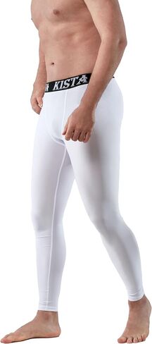 KISTA 2 Pack Men's Compression Pants Running Tights Workout Leggings, Cool Dry Technical Sports Baselayer in Saudi Arabia