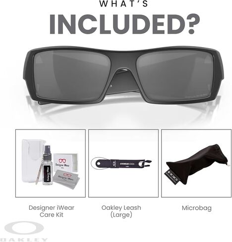 Oakley Gascan OO9014 Sunglasses+BUNDLE Leash+ BUNDLE with Designer iWear Care Kit in Saudi Arabia