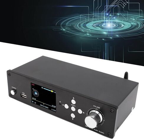 Zopsc 5.1 Surround Sound Decoder, 192Khz 32Bit 4K HDMI Sound Decoding System with Bluetooth 5.0, Digital Surround Sound Decoder Separator Converter (US Plug) in Saudi Arabia