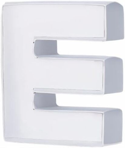 8" Small Fillable Cardboard Letter Shaped Mache Kids (White, Letter S) in Saudi Arabia