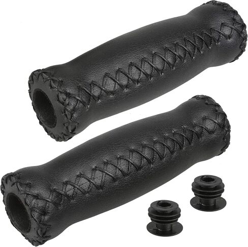 CyclingDeal Mountain Bike Grips Bicycle Handlebar Grips - MTB Grips Bike Handlebar Grips Great for Beach Cruiser - Soft Cushioned Thick Vinyl 125mm Quality Bike Handle Grips in Saudi Arabia