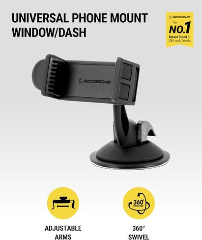 Scosche SUFMPS-SP Universal Cell Phone Stand and Holder with Non-Slip Cradle, Foldable, Adjustable Non-Magnetic Mount for Home Office Desk or Travel Compatible with iPhone, Tablet and All Devices in Saudi Arabia