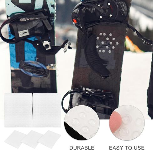 BESPORTBLE 5Pcs Snowboard Step Pad Clear Snowboarding Grip Pad Antiskid Mat Self Adhesive Spike Step Pad Extra Grip Padded for Winter Snow Ski Accessories in Saudi Arabia