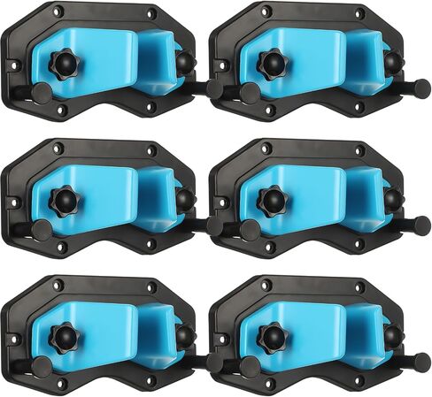 4 Pack Ski Rack Wall Mount Snowboard Storage Rack Tool Organizers Wall Mount Ski and Snowboard Storage Rack for Garage Wall Fits Any Ski or Snowboard Display for Men Women in Saudi Arabia