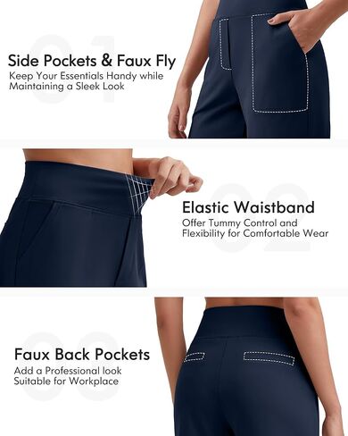 G4Free Women's Athletic Shorts High Waisted Running Yoga Shorts Summer Casual Burmuda Shorts with Pockets in Kuwait