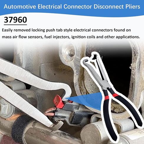 37960 Electrical Disconnect Pliers,8inch Automotive Tools Electrical Connector Pliers,Automotive Electrical Plug Connector Disconnect Tool,Fuel Line Pliers Disconnect Repair Tools (Black) in Kuwait