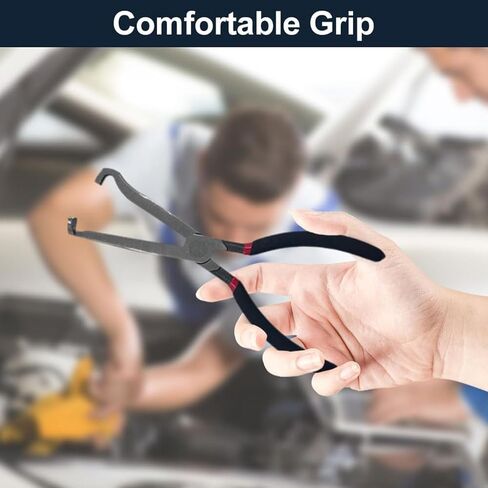 37960 Electrical Disconnect Pliers,8inch Automotive Tools Electrical Connector Pliers,Automotive Electrical Plug Connector Disconnect Tool,Fuel Line Pliers Disconnect Repair Tools (Black) in Kuwait