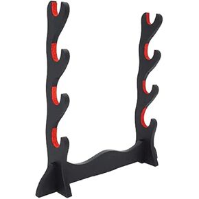 Sword Holder Stand, Velvet Padded Katana Stand Holder Sword Wall Mount Display Katana Wakizashi Tanto Holder