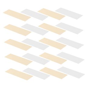 Garneck 20Pcs Zinc Copper Electrode Sheets 2.16x0.98'' Copper Electrode Strips Electroplating and Scientific Experiments Zinc Electrode Strips Zinc Metal Electrodes for Science Kits and Projects
