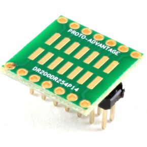 (Qty 2) Proto-Advantage DR200DR254P14 Dual Row 2.00mm Pitch 14-Pin to Dual Row 2.54mm Pitch Adapter