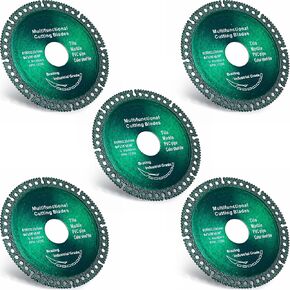 ‎10 Pack 4 Inch Indestructible Disc for Grinder, Indestructible Disc 2.0 for Angle Grinder 7/8''-Cut Everything in Seconds, Cutting Discs for Smooth Cutting, Chamfering, Grinding of Materials