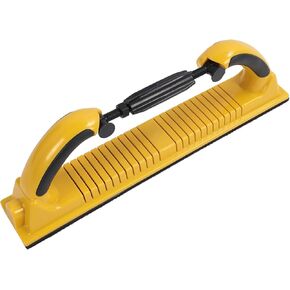 Longboard Hand Sanding File Block Adjustable Sanding File Block, Hand Push Board Flex Hand Grinder 15.75 * 2.76in, ABS Dust Extraction Sanding Block for Automotive Flocking Sticky