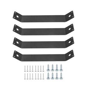 8Pcs 7" x 1-1/3" Fixed Support Bracket, Internal Outward 135-Degree Angle Bracket, 6 Hole Heavy Duty Corner Brace Support for Woodworking Structural Support (3mm Thickness)