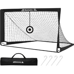 هدف كرة القدم من باجيل، شبكة كرة قدم للأطفال مع هدف، هدف كرة قدم منبثق للفناء الخلفي، معدات تدريب كرة القدم المحمولة مع حقيبة حمل، لعبة كرة قدم ممتعة للأطفال الصغار والأطفال والمراهقين in Kuwait