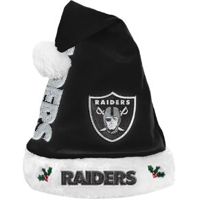 FOCO NFL Unisex-Adult Official Primary Logo Holiday Santa Hat
