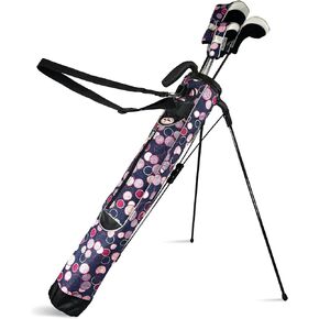 Women's Ultralight Sunday Golf Bag | Taboo Fashions Stand Bag | Range Bag, Par 3, Executive Course | Self Flexing Stand, Adjustable Strap