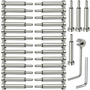 3/16 Invisible Cable Railing Hardware,30 Pack Invisible Turnbuckle Kit,for Wood & Metal Post Cable Railing System