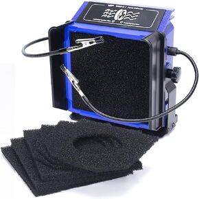 WEP 948DQ-III Fume Extractor Double Filtering with 110W Soldering Iron Station 2-in-1 Solder Smoke Absorber, with PID Control, ℉/℃, Sleep Mode, Tip Cleaner, 3 Soldering Tips, 35g Solder