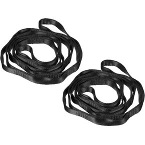 PATIKIL 22KN Adjustable Daisy Chain Yoga Extend Belt, 2 Pcs Nylon Climbing Sling Straps for Home Workout Exercise Pilates Gymnastics