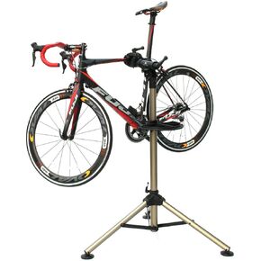 BikeHand Tripod Bike Repair Stand - Home Portable Bicycle Mechanics Workstand - Great for Mountain Bikes and Road Bikes Maintenance