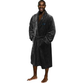 Northwest The Company OFFICIAL NFL Carolina Panthers Men's L/XL Silk Touch Bath Robe With Number, 26" x 47"