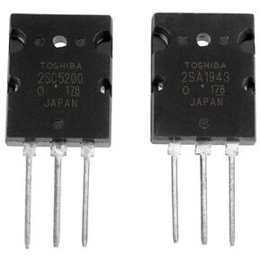 Power Amplifier Transistor Black High Power Audio Amplifier Transistor for Model 2SA1943