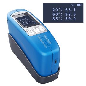 Three Angle Gloss Meter 20°60°85°Maximum Range Up to 2000GU Glossmeter with Type C Interface,Plastic Coating Ink Metal Gloss Measuring Tool CS-380