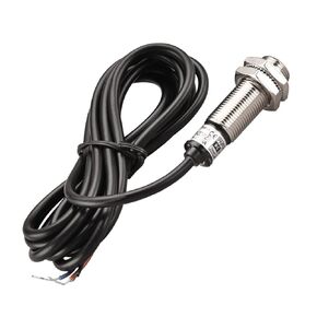 M12 Inductive Proximity Sensor Switch PR12-2DP2 Cylindrical Type Detector 2mm DC12-24V 3 Wire PNP NC(Normally Closed) CE