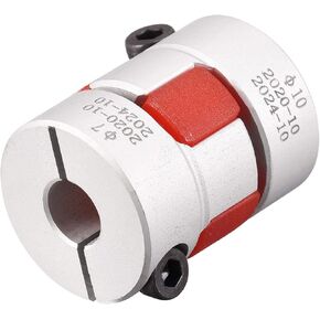 uxcell 7mm to 10mm Bore L26xD20 Flexible Coupling Jaw Coupler Shaft Joint for Servo Motor