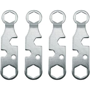 6PCS Multifunctional Skateboard Spanner Tool 90mm Stamping Thin Spanner Disassembly Assembly Open Ended Spanner Furniture Installation Electromechanical Car Repair for Repairing Skateboards