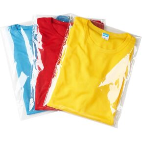 Volanic 50 PCS 12X16 Inch Clear Plastic Packaging Bags Thick Self Sealing OPP Cello Bag for Gift Wrappers