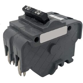 UBIF250N-New Federal Pacific Electric Stab-Lok NA250 Replacement. Two Pole 50 Amp Thick Series Manufactured By Connecticut Electric. , Grey