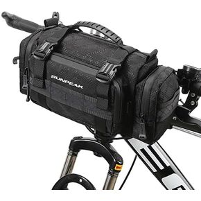 Versatile 4-in-1 Bicycle Handlebar Bag: Flexible, Secure, Stylish, Water-Repellent
