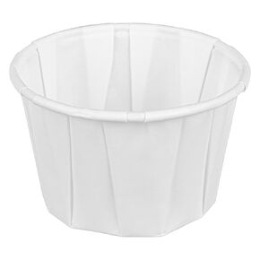Restaurantware-Sustain 2 Ounce Portion Cups, 2000 Disposable Condiment Cups - Compostable, Versatile, White Paper Sample Food Cups, Stylish, For Serving Dips, Jams, Sauces, Nuts, And More