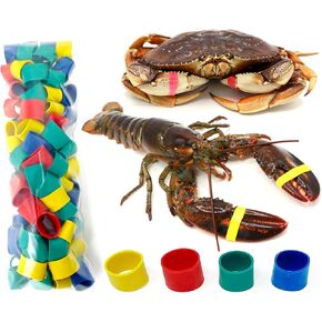 AirFly Crab, Lobster Claw Rubber Bands, Protect Lobsters & Crabs, Cook Safe FDA-Compliant Silicone, Made in USA