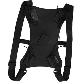 Sword Bag with Backpack Strap for Adults and Sword Carrying Case for Cosplay Costume Parties and Travel Holder for Dual Swords and Canes Black
