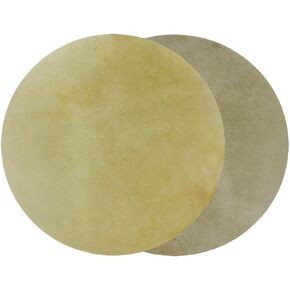 2pcs Djembe Drum Skin Buffalo Leather African Drum Covers Buffalo Leather Drum Head Buffalo Leather Drum Skin Musical Instrument Accessories Percussion Part Replacement