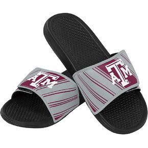FOCO Men's NCAA College Team Logo Shower Sport Legacy Slide Flip Flop Sandals