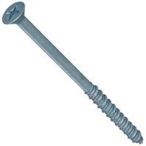 1/4" x 2-1/4" Wej-It Flat Head Wej-Con (Tapcon) Concrete Screw w/Bit - 410 Stainless Steel - 100/BX